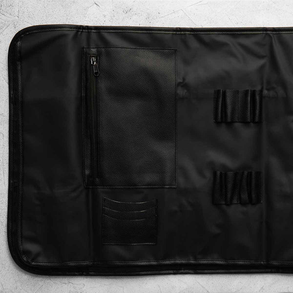 Porter 17 Pocket PVC Leather Trim Knife Bag