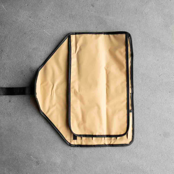 Porter 5 Pocket PVC Knife Roll - Tan